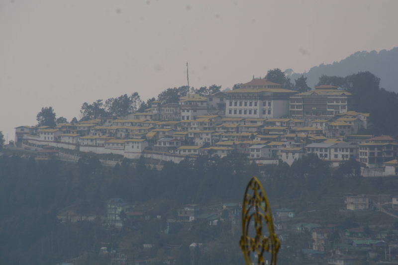 Tawang monastery as seen from outside Tawang town