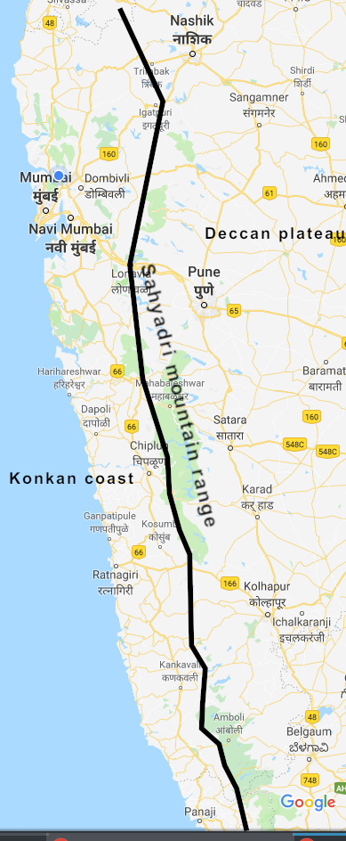 Geography of western Maharashtra