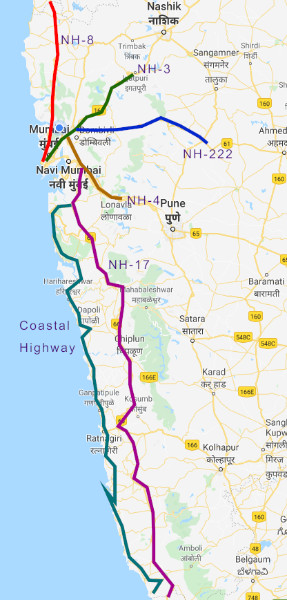 konkan beaches map